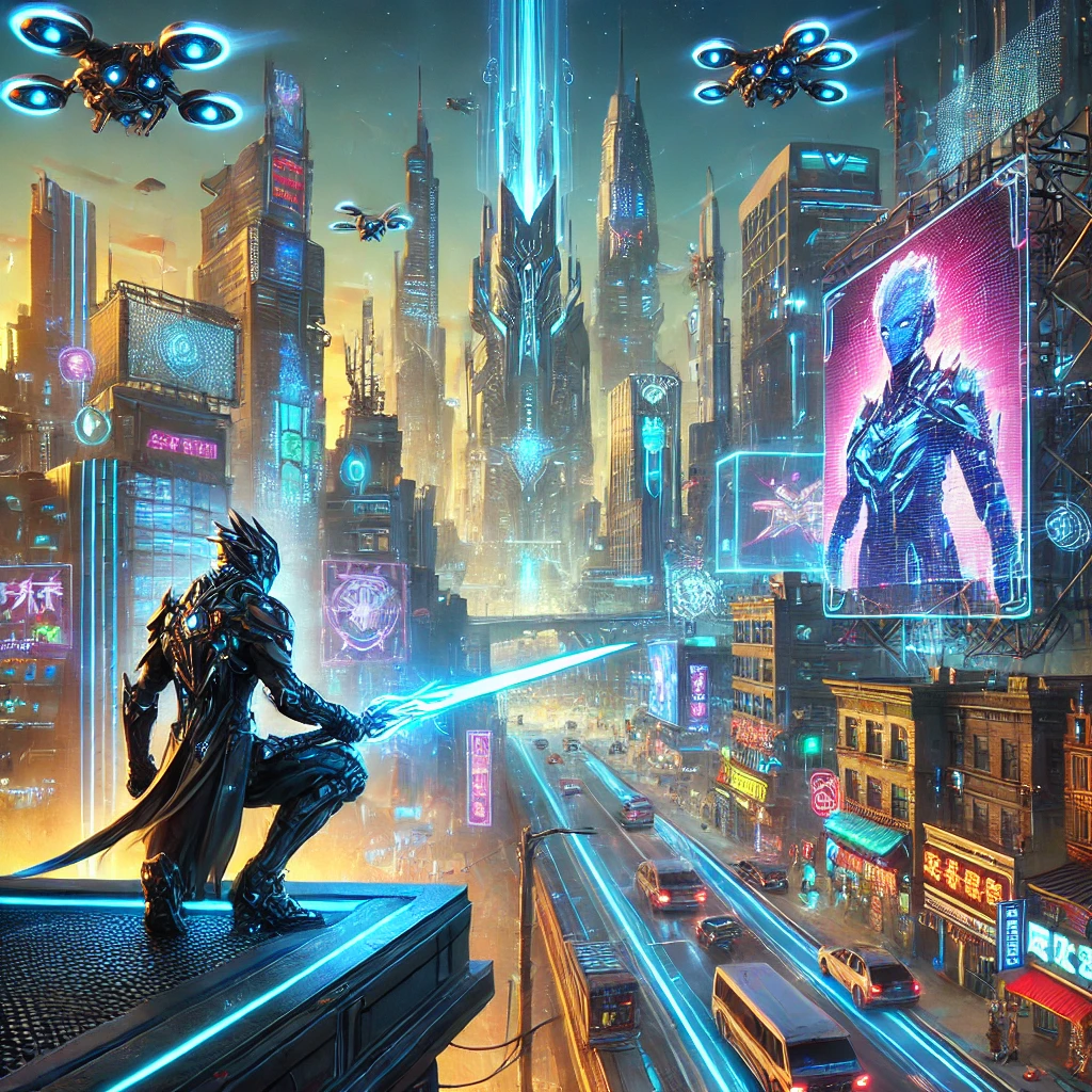 Stylized game development artwork